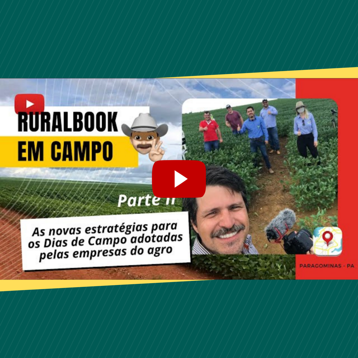 Continuamos executando a nova estratégia e percorrendo os campos de soja