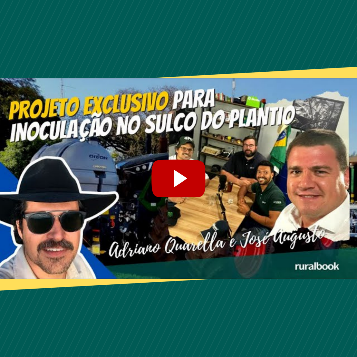 Projeto exclusivo para Inoculação no sulco do plantio