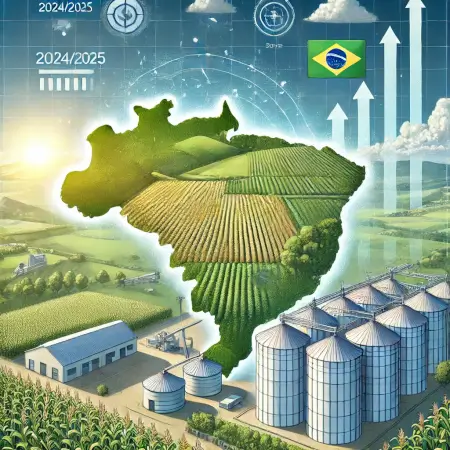 Safra 24/25 Indica Crescimento Recorde no Brasil, segundo projeção da CONAB