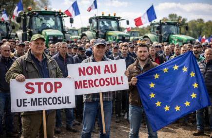 Agricultores europeus protestam contra acordo UE-Mercosul: entenda os motivos