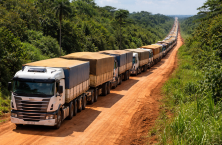 Fila de 25 km trava soja rumo a Miritituba
