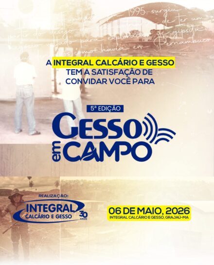  Gesso em Campo 2026 celebra 30 anos em Grajaú (MA)
