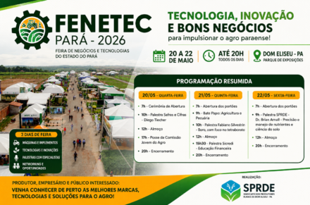 FENETEC 2026 inicia com grande movimentação, tecnologia e oportunidades de negócios no agro paraense