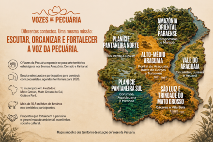 Vozes da Pecuária inicia ação territorial com foco em subsidiar políticas públicas com as demandas do pecuarista