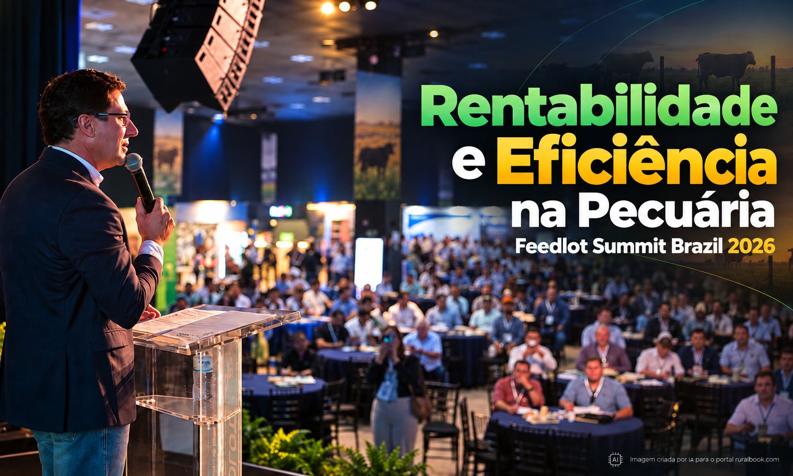 Feedlot Summit Brazil 2026: Eficiência na pecuária deixa de ser apenas produzir mais e foca passa margem de lucro, qualidade de carcaça e gestão