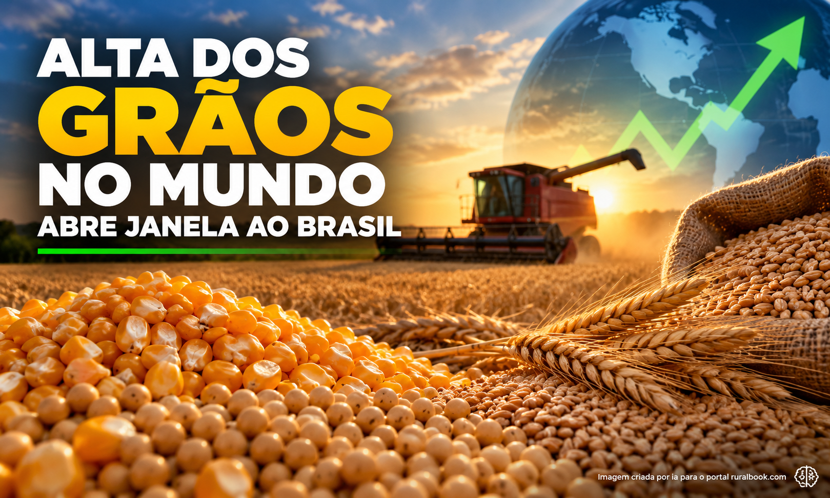 Alta dos grãos no mundo acende alerta e abre janela ao Brasil