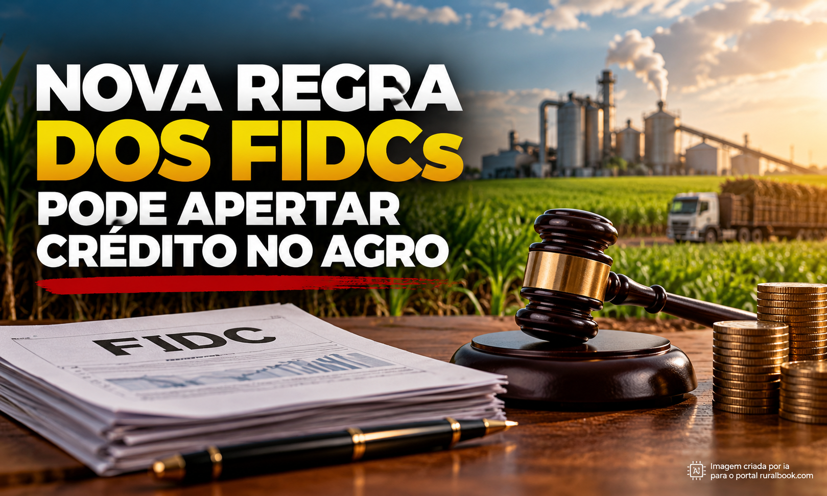 Nova regra dos FIDCs pode apertar crédito para empresas do agro