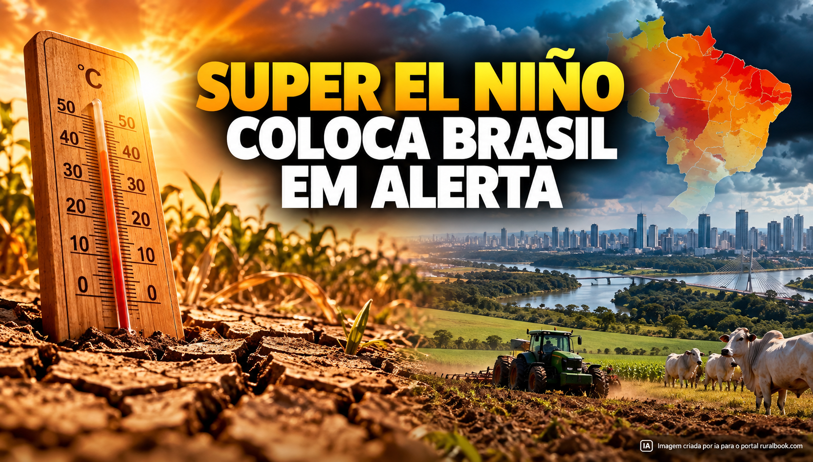 Super El Niño coloca Brasil em alerta para calor extremo