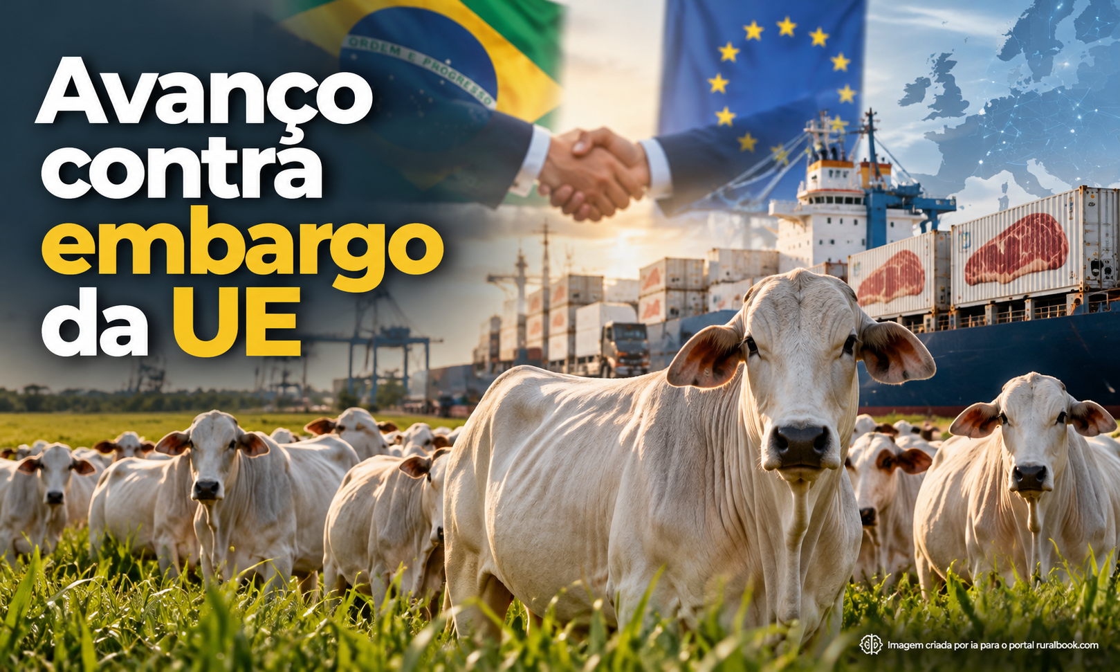 Brasil avança com UE para derrubar embargo sobre carnes