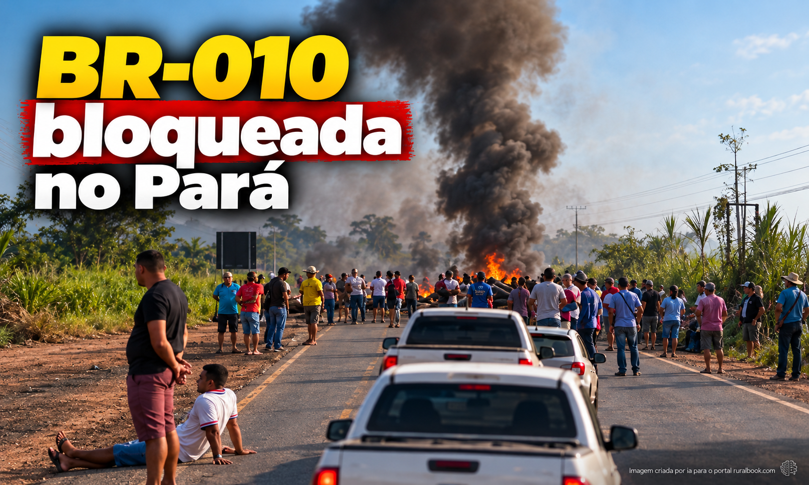 BR-010 é bloqueada no Pará e preocupa produtores e motoristas