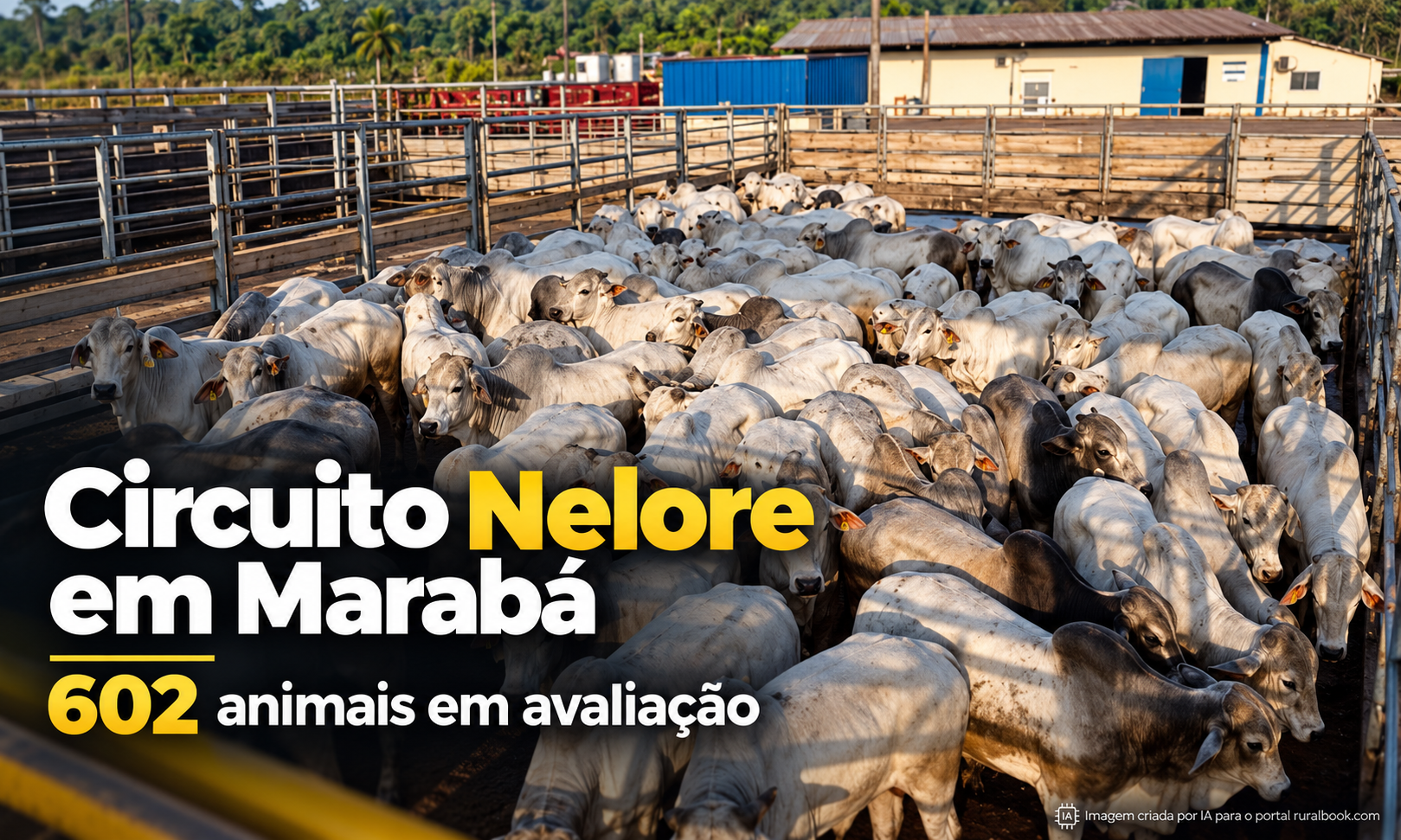 Marabá (PA) recebe o Circuito Nelore de Qualidade para avaliação de 602 animais