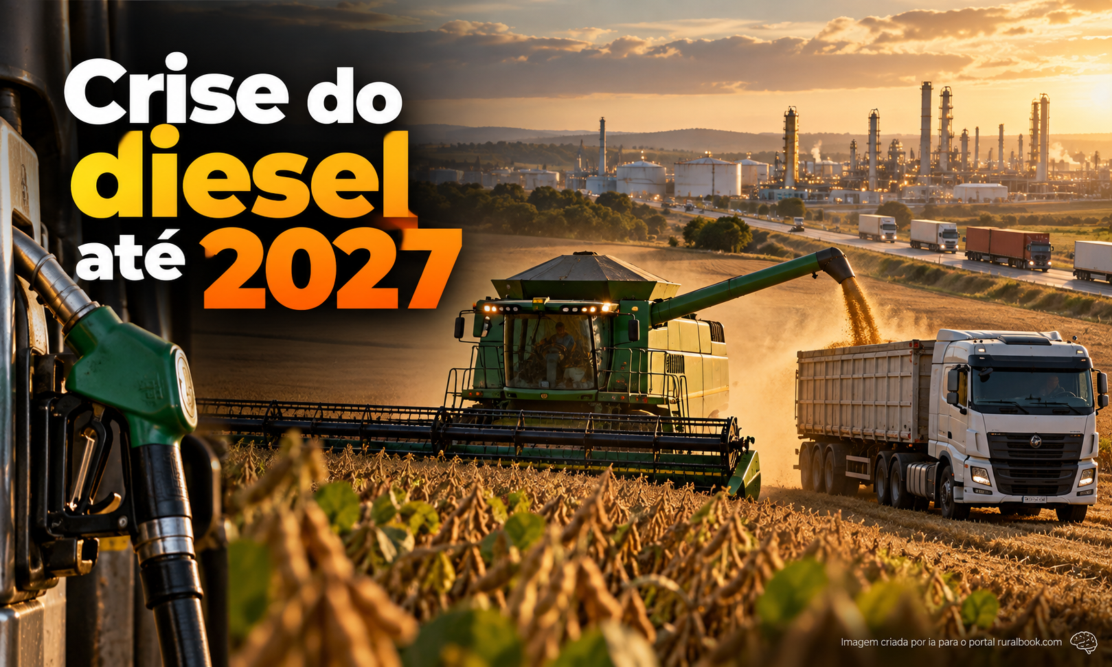Crise do diesel pode durar até 2027 e ameaça o agro brasileiro