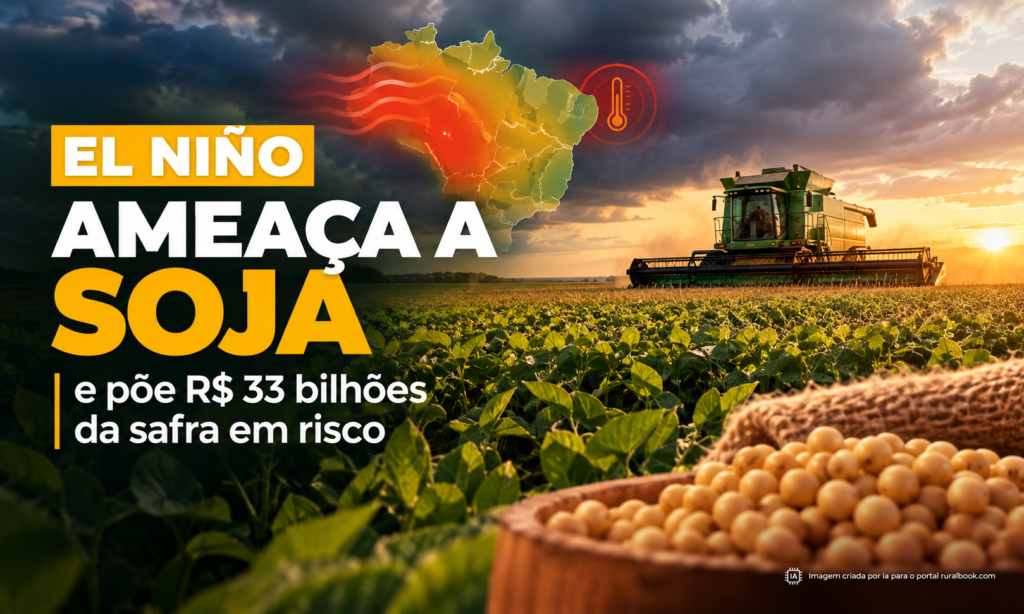 El Niño ameaça soja e põe R$ 33 bilhões da safra em risco