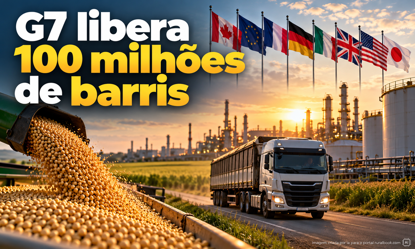 G7 libera 100 milhões de barris e tenta frear alta do diesel