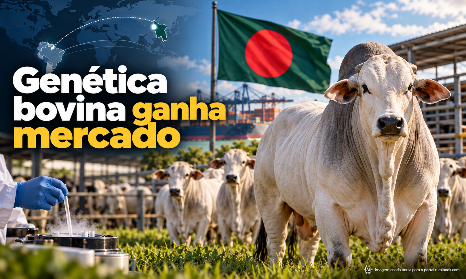 Genética bovina brasileira ganha novo mercado em Bangladesh