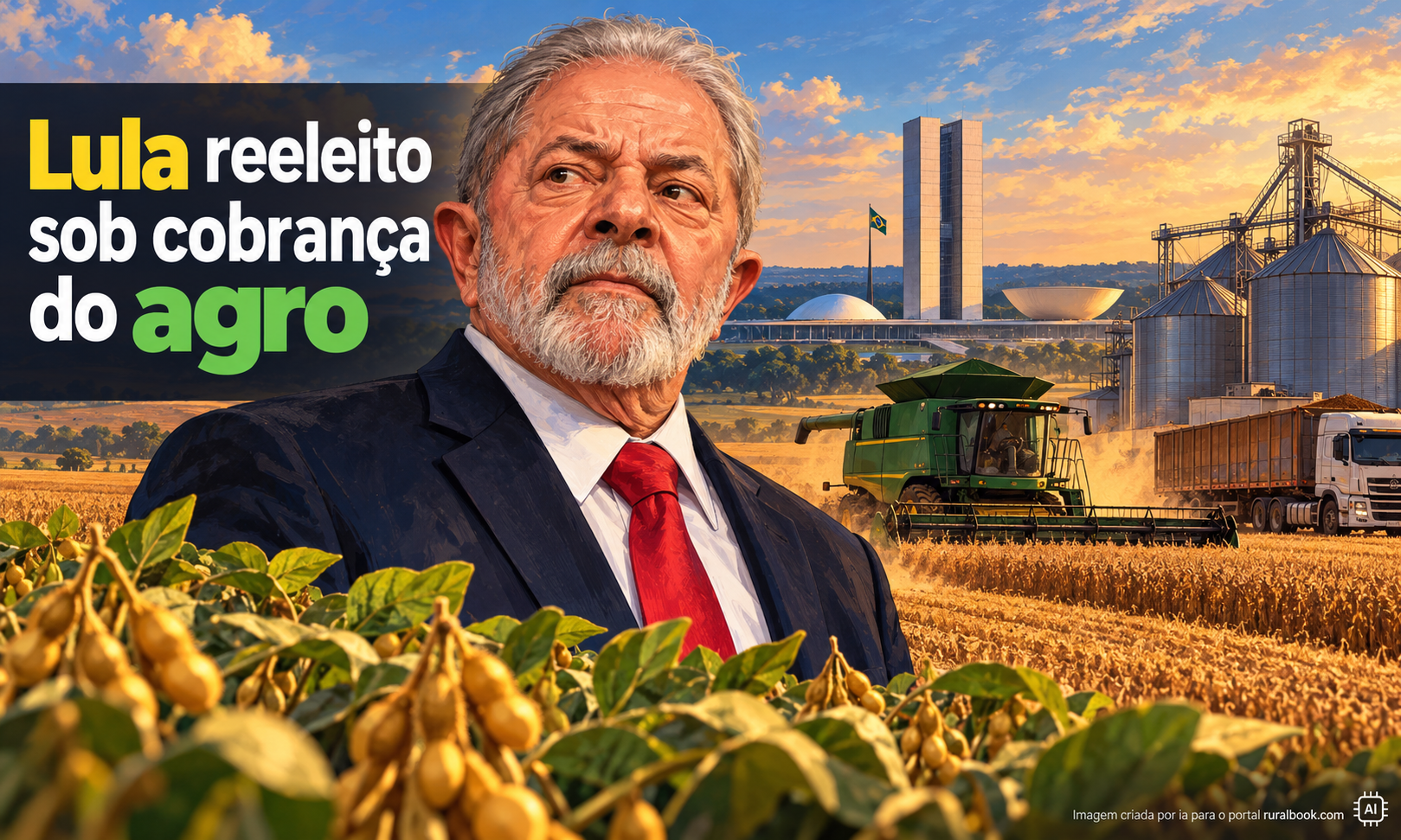 Lula reeleito terá agro no centro das cobranças em 2027