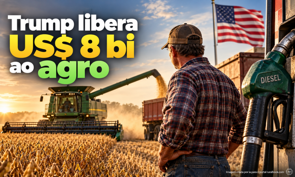 Trump libera US$ 8 bi ao agro dos EUA em meio ao diesel caro
