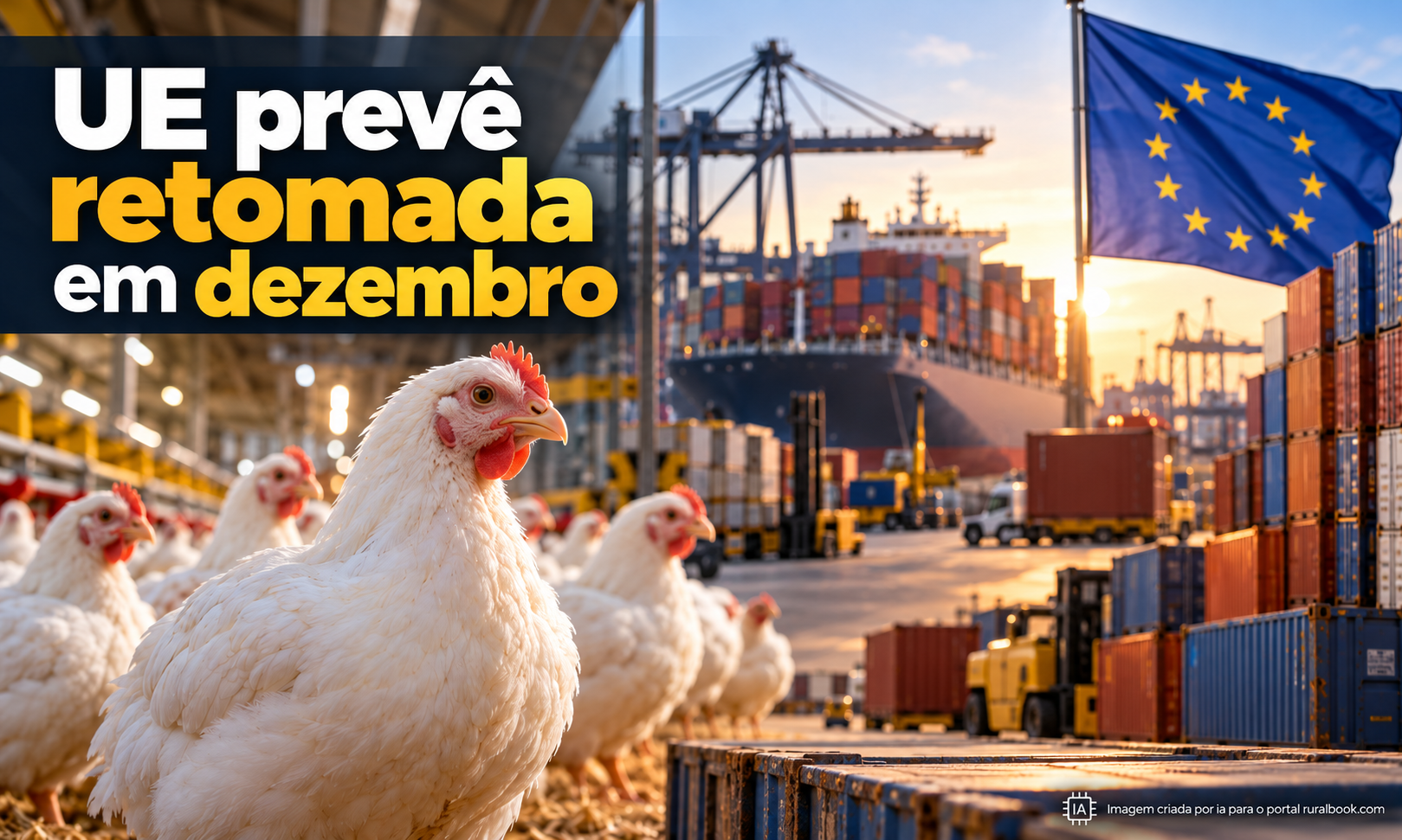 UE prevê retomar compras de frango e mel do Brasil até dezembro
